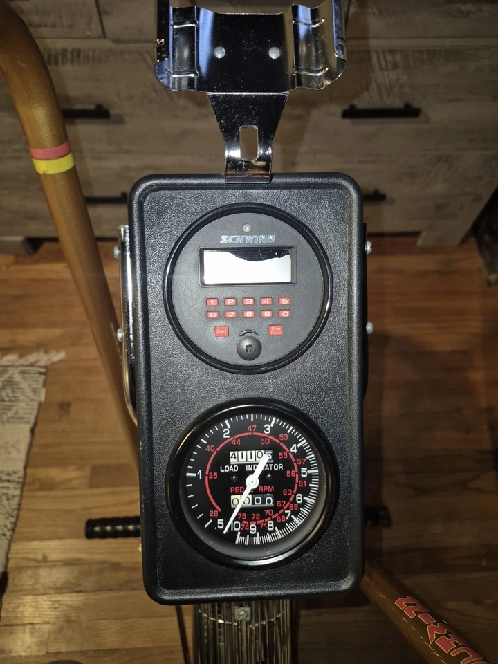 Schwinn GOLD Airdyne Upright Dual Action Wind Resistance Exercise Air Gym Bike - Image 4 of 4