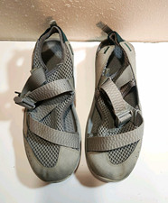 Chaco Mens Gray Adjustable Strap Slip-On Sand...