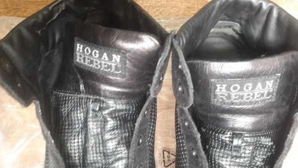 Men HOGAN REBEL Boots Black 42