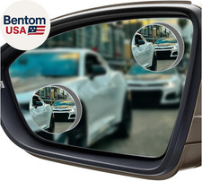 2PCS Circular Car Blind Spot Mirrors, HD Glass Wide Angle Side Mirrors for Enhan