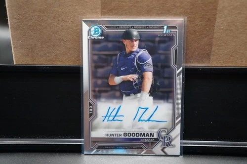 Hunter Goodman 2021 Bowman Chrome Hunter Goodman Auto