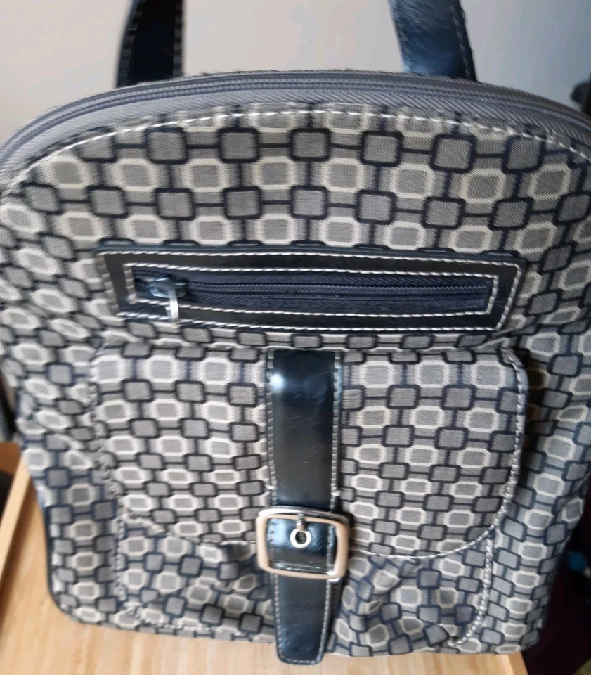 NINE WEST Small Backpack Signature Handbag Adjustable Strap Very good condition* - Image 3 of 4