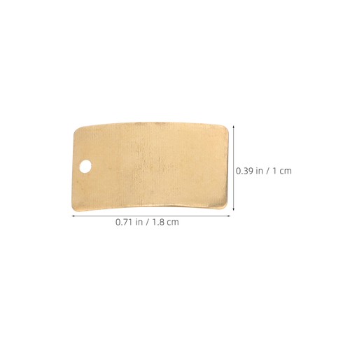Set of 2 Copper Sheet Pendant DIY Charms Jewelry Making Pendants - Picture 5 of 12