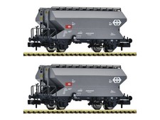 Fleischmann 831313 - Güterwagen Set Getreidesilowagen SBB EpVI 2-teilig - Spur N