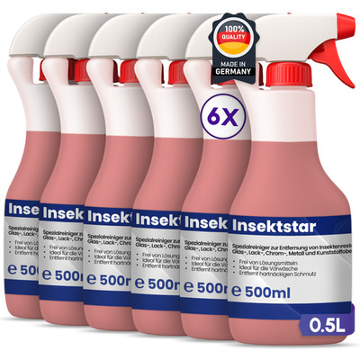 Mr. Perfect  Professioneller Insektenentferner Auto 6x500ml Lack Glas Kunststoff