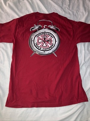 Vintage Y2K Thrasher x Independent Truck Company Graphic Print T Sz Large