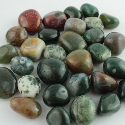 Tumbled Stone - Musky Agate MINERALS Crystal Slice Healing Olistic
