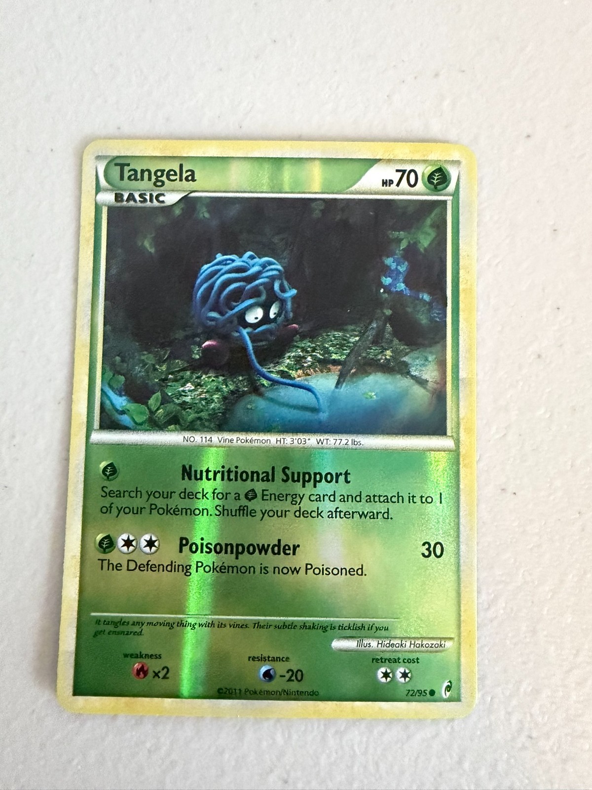 Tangela 72/95 Common Reverse Holo Call of Legends Pokémon TCG