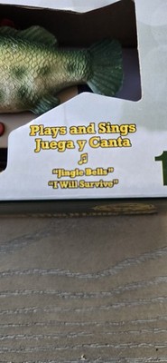 Décoration De Noël Big Mouth Billy Bass Mini - Chante 'Je Survivrai' (I Will Survive) NEUF