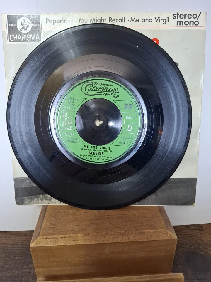 GENESIS-3 X 3   7"VINYL   E.P. 33RPM, 1982 UK, VG+/G Foto 3 de 4