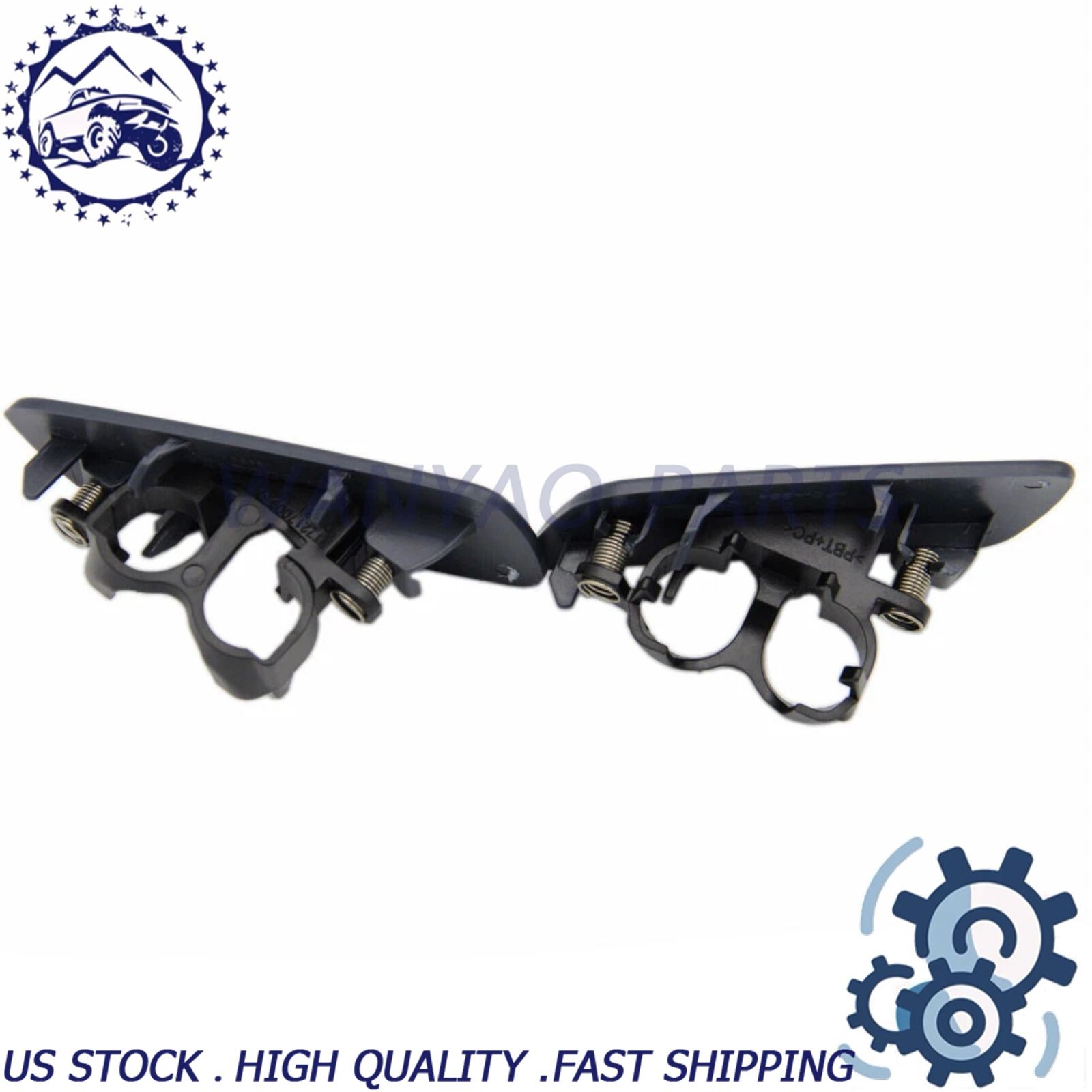 For 10-18 Rolls-Royce Ghost Pair Headlamp Washer Cover Front LH RH 61677244959