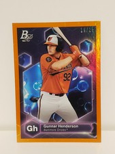 2022 Bowman Platinum - Precious Elements Orange #PE-17 Gunnar Henderson /25 (RC)