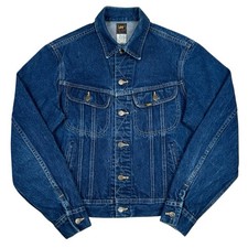Vintage 80s Lee Riders Denim Trucker Jacket U...