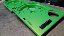 PAIR Technics SL-1210MK2 plinths Lamborghini pearl green, genuine pitch trims