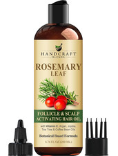 Handcraft Blends Rosemary Oil for Hair 6.76 Fl Oz  Moisturizing and Nourishing