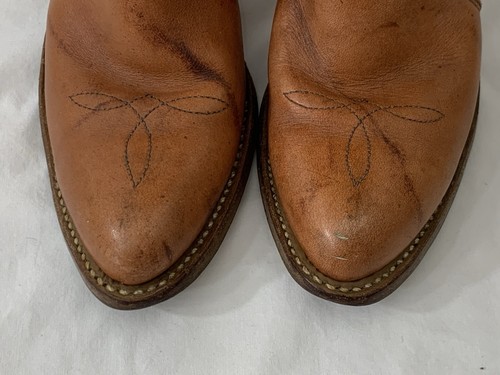 DOUBLE H (HH) Brown Leather Cowboy Cowgirl Western Boots #5258 WOMENS 7.5 B (M) - Picture 7 of 18
