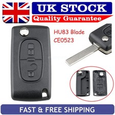 2 Button Remote Key Fob Case CE0523 For Peugeot 207 307 308 3008 5008 807 Expert