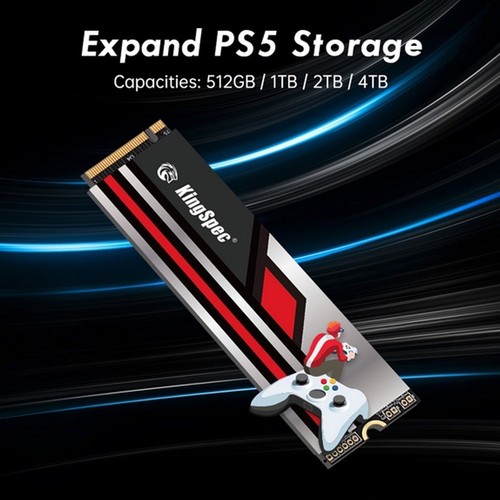 SSD M.2 Nvme 2280 Pcle Gen 4×4, 1.4 KingSpec 2Tb XG7000-2TB Pro (2280) Kompa - Photo 2/6