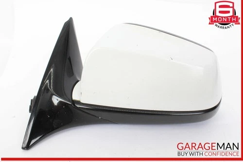 12-18 BMW 640i 650i Front Left Driver Side Door Rear View Mirror White OEM
