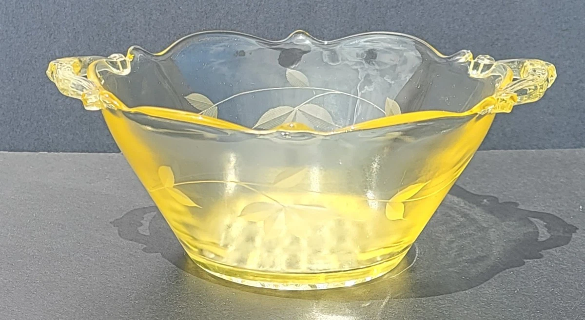 Yellow Depression Glass Lancaster for sale | eBay