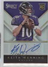 2014 Panini Select Rookie Auto Silver Prizm 50/99 Keith Wenning #RA-KW Auto 4g6