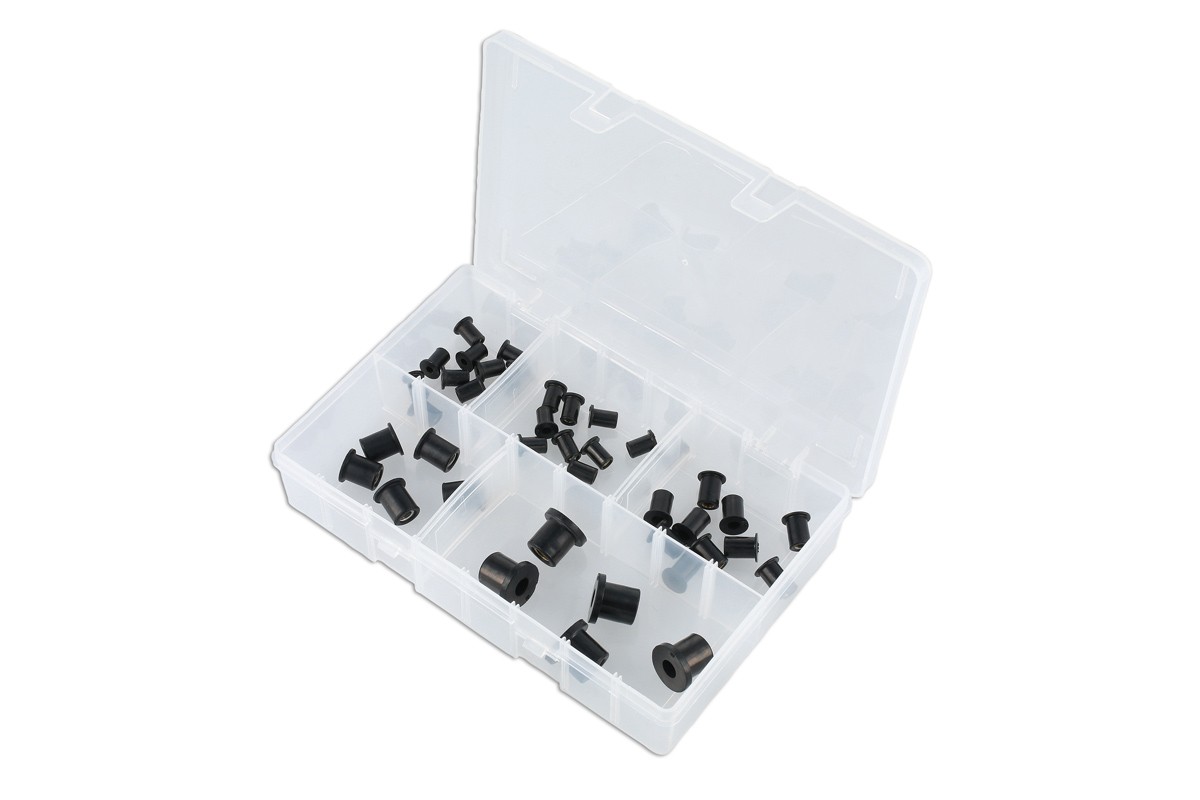 Connect Assorted Rubber Nut Insert Set 40pc 32452