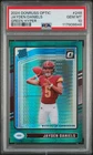 2024 PANINI DONRUSS OPTIC GREEN HYPER #248 JAYDEN DANIELS PSA 10