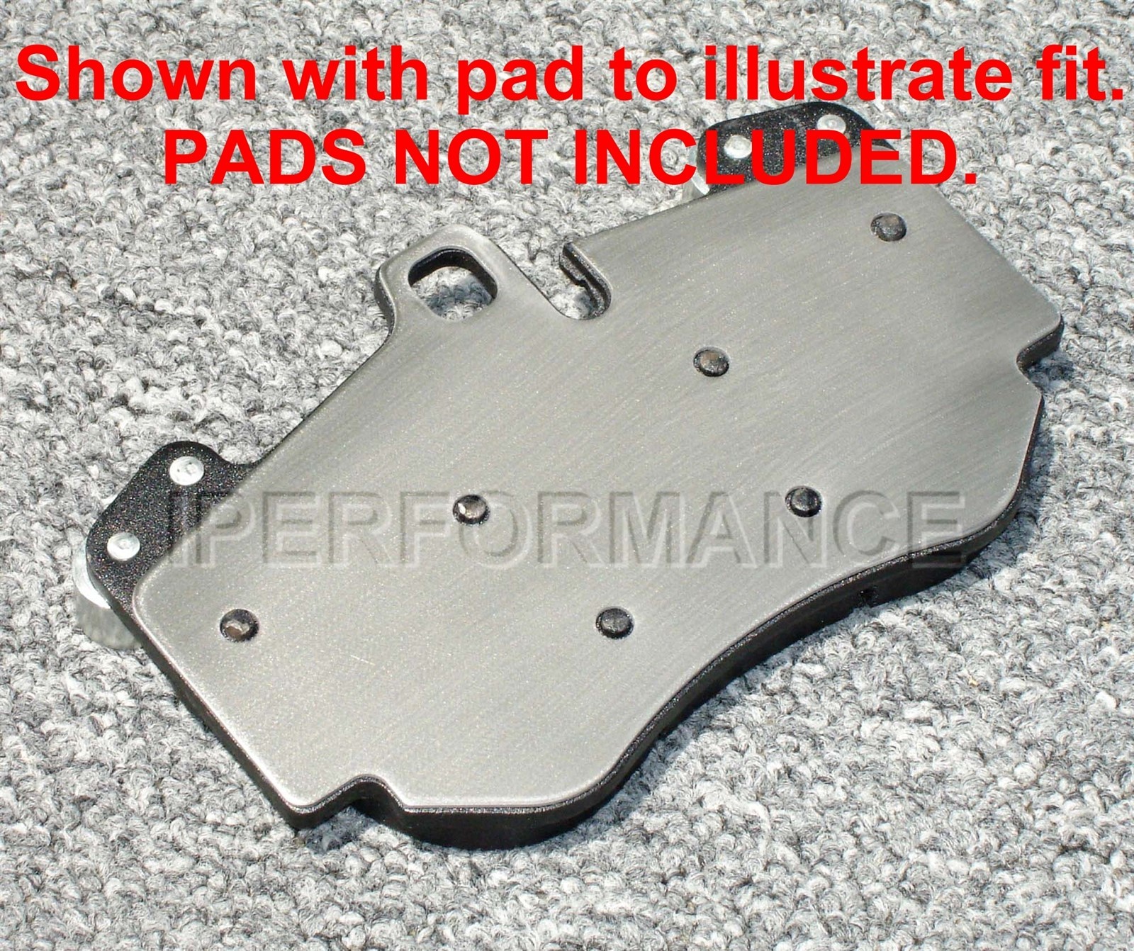Titanium Brake Pad Shim Heat Shield Set for Lamborghini Huracan 15-21; Cer D, Fr