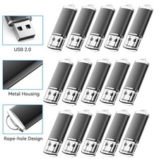 Wholesale 16GB USB Flash Drive Thumb Drives Storage Black USB2.0 Memory Stick