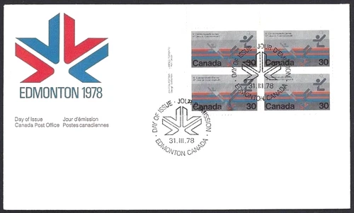 🍁Canada   #758 ULpb   "COMMONWEALTH GAMES"    Brand New  1978 First Day Cover