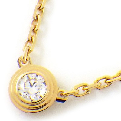 Cartier Necklace D'Amour XS Diamant Leger B7224516 1 Point Diamond 750 Rose Gold