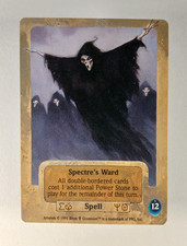 Spectres Ward - Dagger Isle Guardians Ccg Card 1995 Fpg Brom Specters