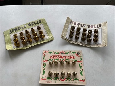 Vintage Total 40 Bells JINGLE BELLS Original Cards~Made USA~Criterion Bell Co.