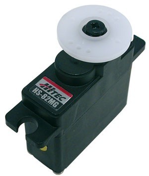 Servo mini HS-82MG Hitec élimine le jeu mécanique des micros servos