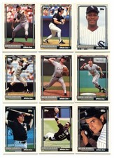 Lot Of (12) 1992 Topps Baseball Cards - Chicago White Sox