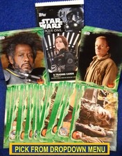 2016 Topps Star Wars ROGUE ONE Series 1 Green Parallel Trading Cards You-Pick