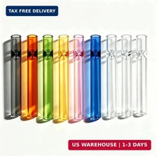 9 Pcs Colored Borosilicate Glass Tubes, 4 Inch, 12mm OD 2mm Wall  Borosilicate