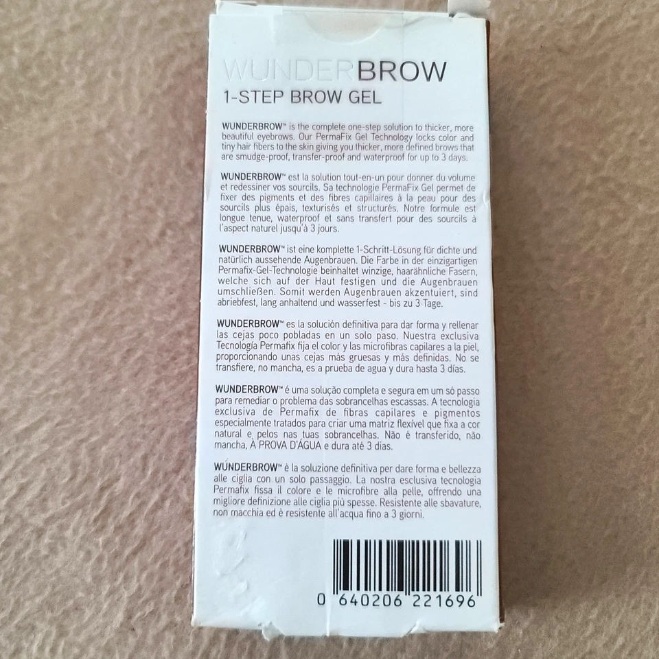 Wunder2 WunderBrow 1 Step Brow Gel Black Brown Perfect Brows In Under 2 Mins NEW - Image 3 of 4