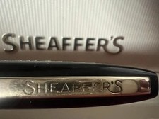 Sheaffer's Fountain Pen Gold Nib Snorkel Fill Black Writes Vintage