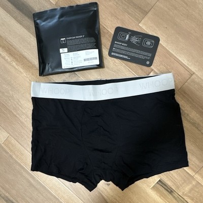 WHOOP Men s Solid Everyday Boxer 3 Underwear Black Size XXL/2XL