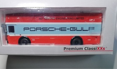 Premium ClassiXXs 12203 Mercedes Renntransporter 1:43 J.W. Gulf Porsche LeMans