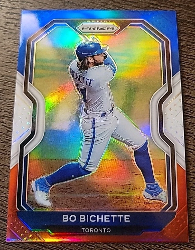 2021 Panini Prizm - Tier II Bo Bichette #158 Red White & Blue Prizm