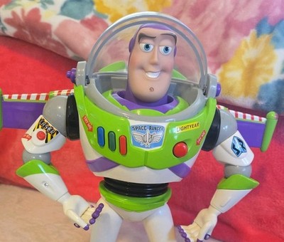 Disney Pixar Toy Story Buzz Lightyear Talking Action Figure Sounds Phrases Works