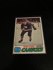 Dennis Kearns 1977-78 Topps NM-MT Canucks 175