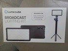 KIT D'ÉCLAIRAGE DE DIFFUSION LUME CUBE STREAMING EN DIRECT, VIDÉOCONFÉRENCE NEUF DANS SA BOÎTE