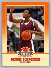 2013-14 Fleer Retro #52 Dennis Schroeder Phantoms Braunschweig RC Rookie