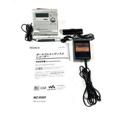 Sony MZ-R909 MD Walkman Recorder MDLP Player Remote Stand Adapter Set Japan
