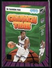 2023-24 Donruss #3 De'Aaron Fox Crunch Time Purple Press Proof