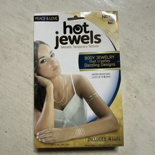 Metallic Temporary Tattoos Peace Love Letters Design Hot Jewels Body Tattoo