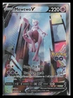 Pokemon TCG Go - Mewtwo V #72/78 - Full Art Alternative - Ultra Rare Card